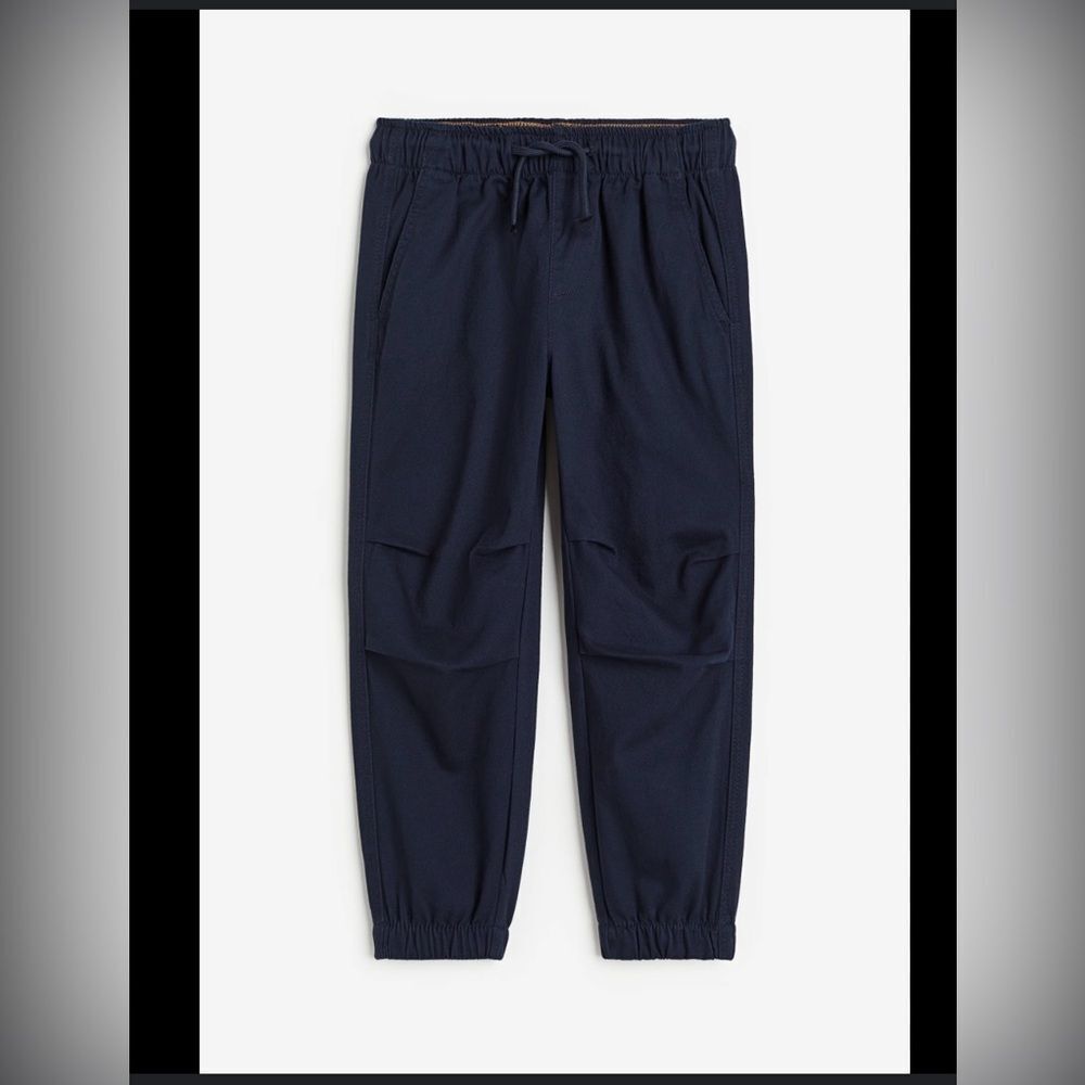 NWT Navy Boys twill jogger pants Sz 3T